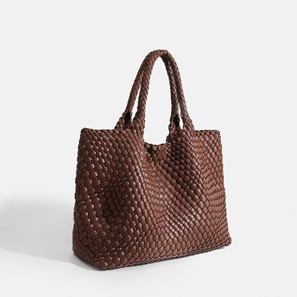 Ezequiel | Basket Weave Tote Bag with Handles