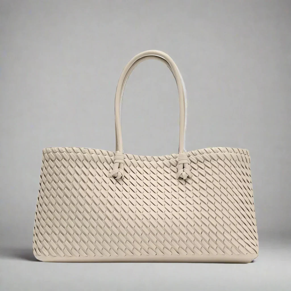 Yuridia | Woven Tote Bag with Double Handles
