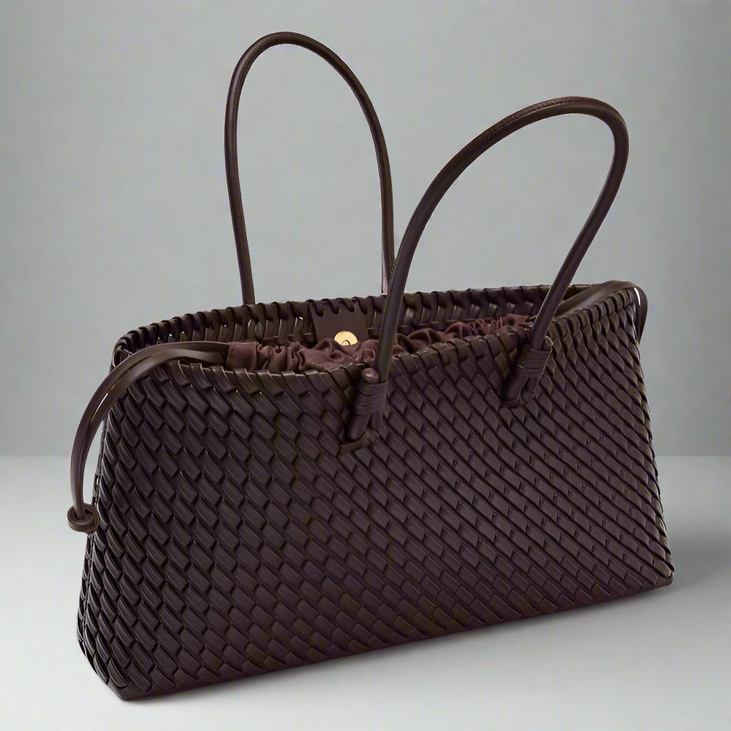 Yuridia | Woven Tote Bag with Double Handles