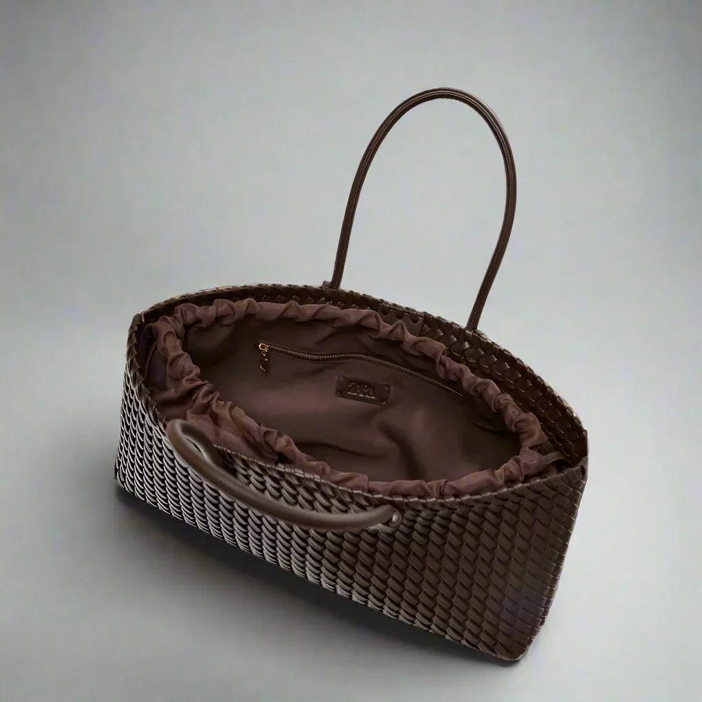 Yuridia | Woven Tote Bag with Double Handles