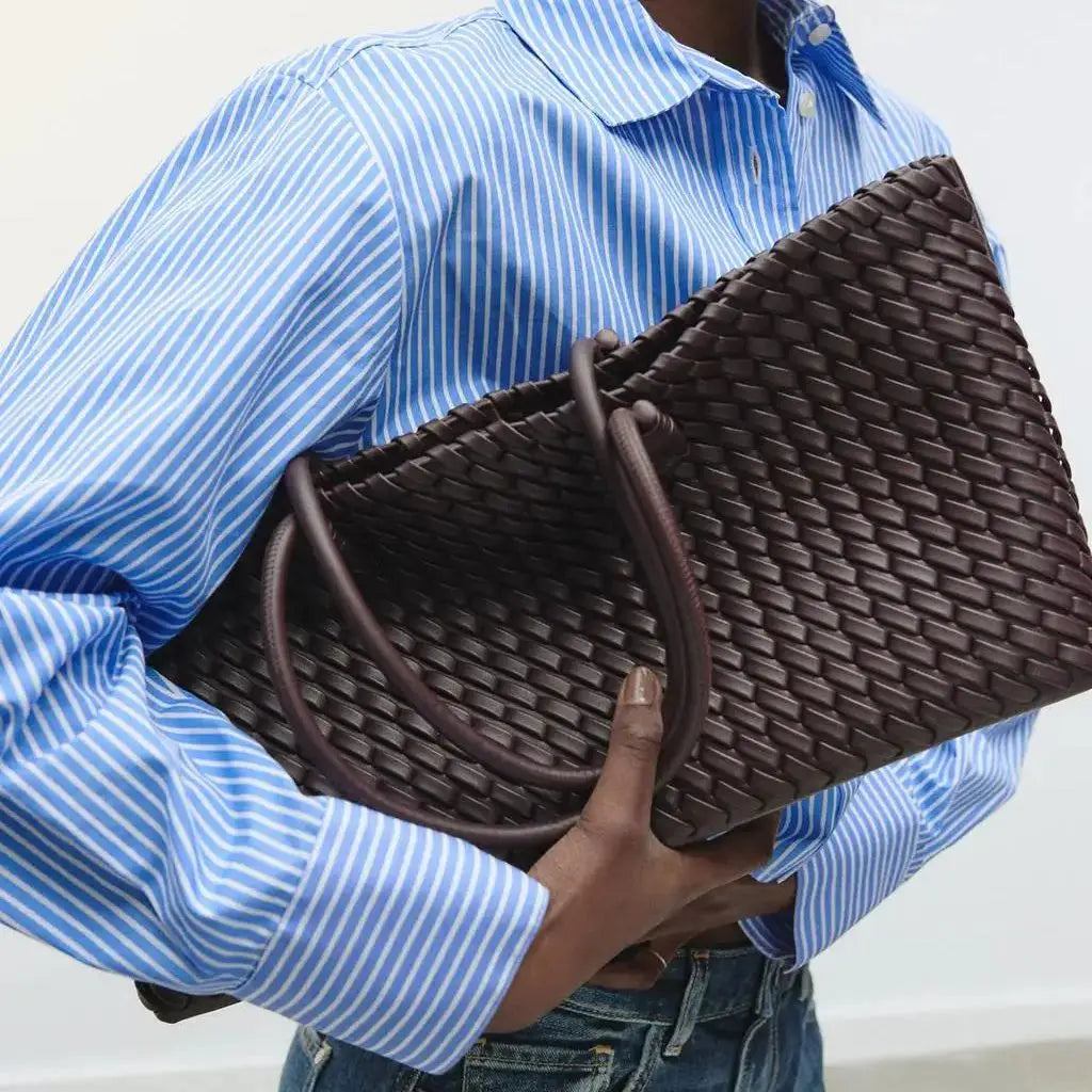 Yuridia | Woven Tote Bag with Double Handles