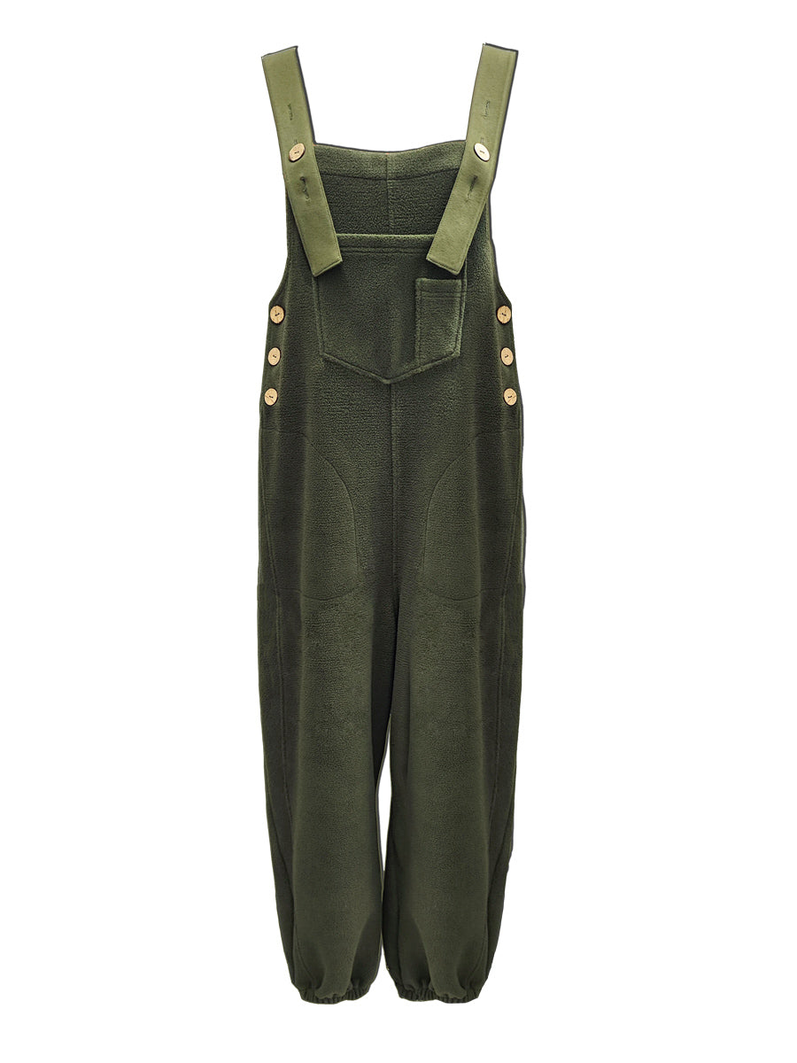 Clarice | Denim Overalls Wide Leg Distressed