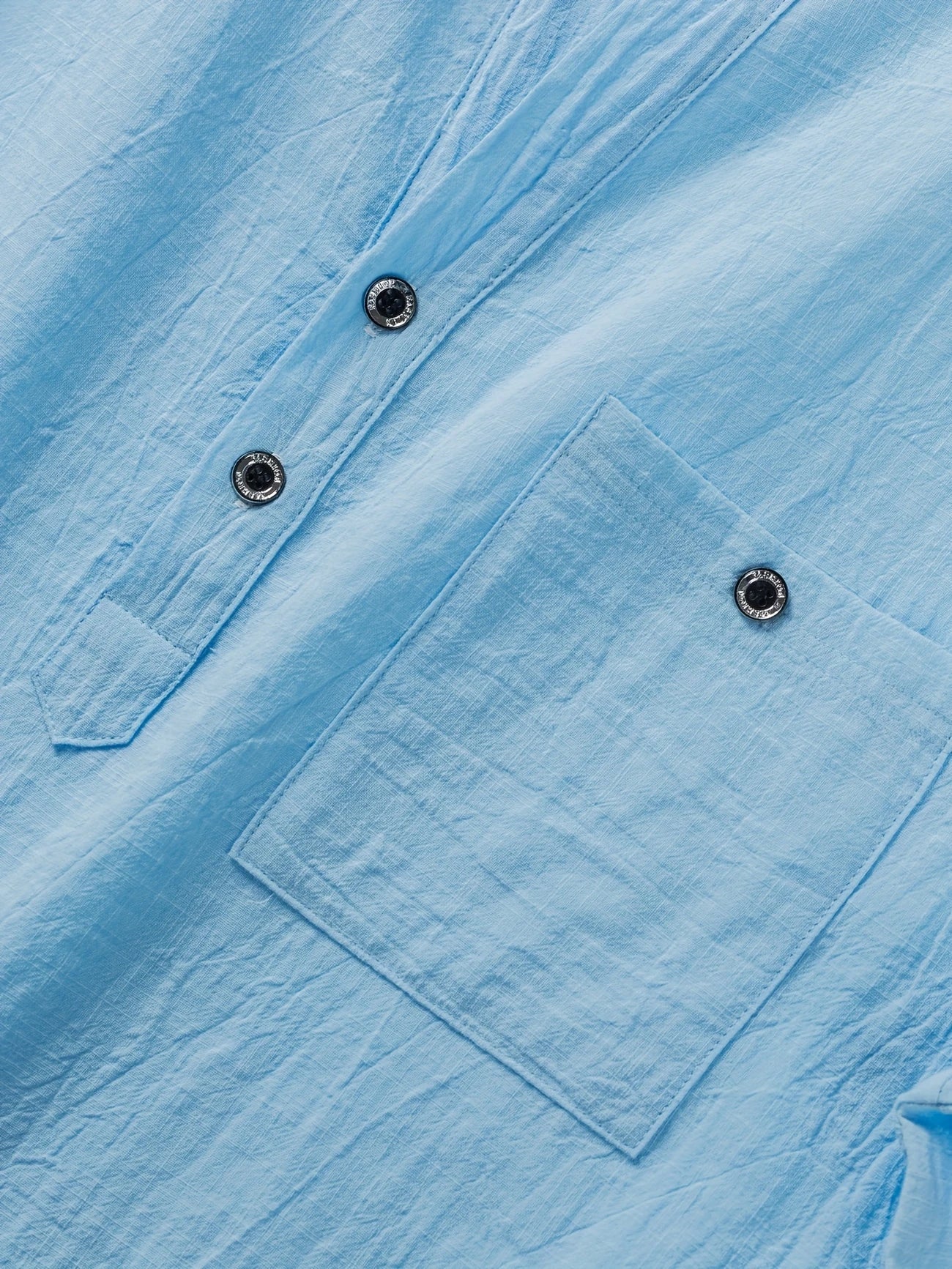 Markos | Short Sleeve Henley Shirt