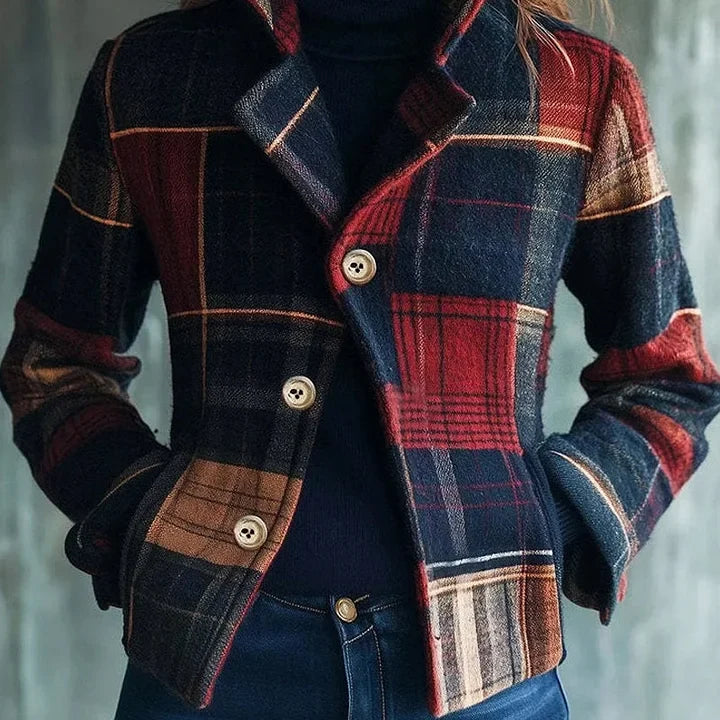 Marsai | Checked Button Front Short Jacket