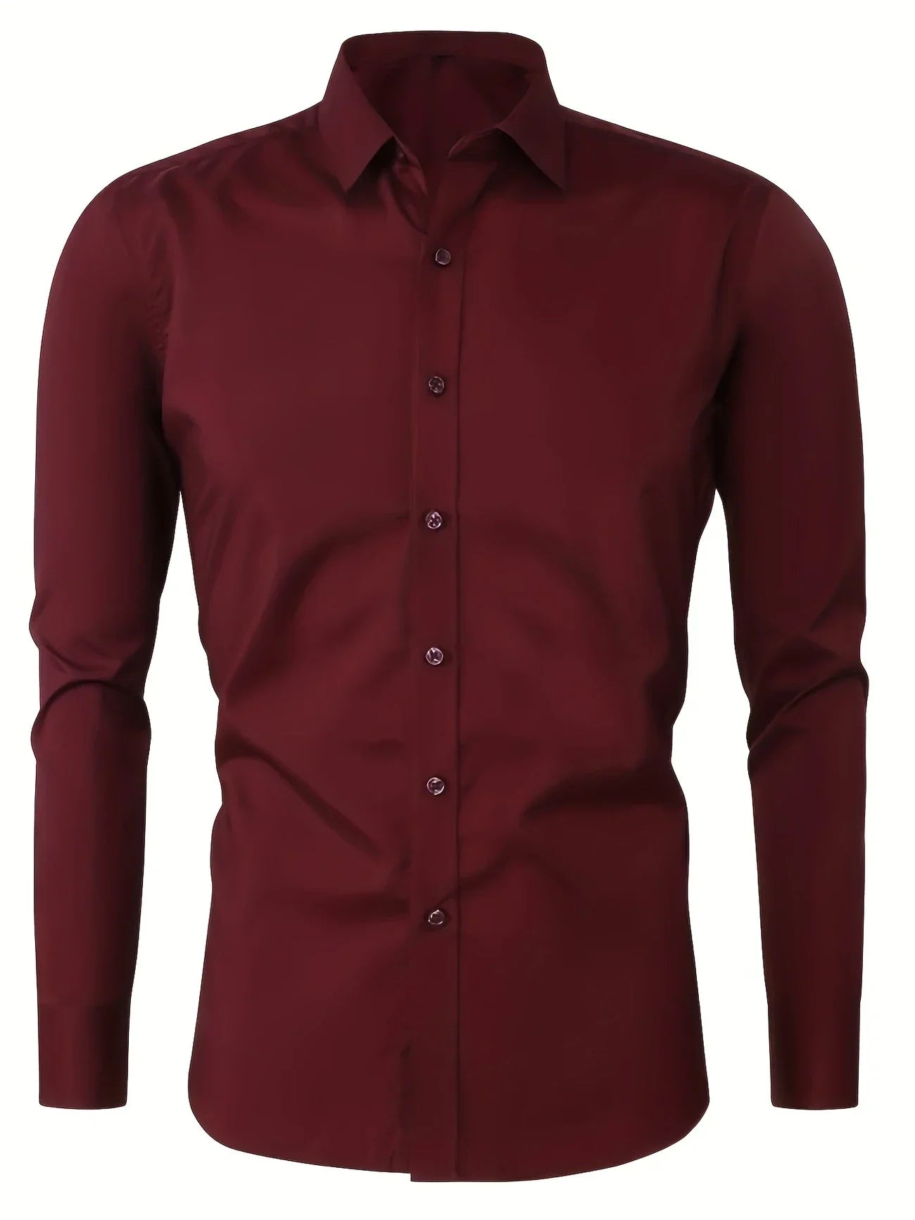 Byron | Slim Fit Long Sleeve Button Shirt