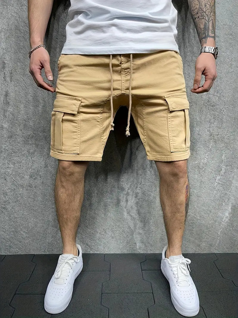 Jelte | Drawstring Mens Cargo Shorts