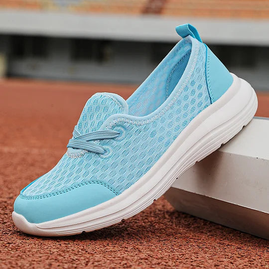 Firsova - Mesh Slip On Trainers Lightweight Sole