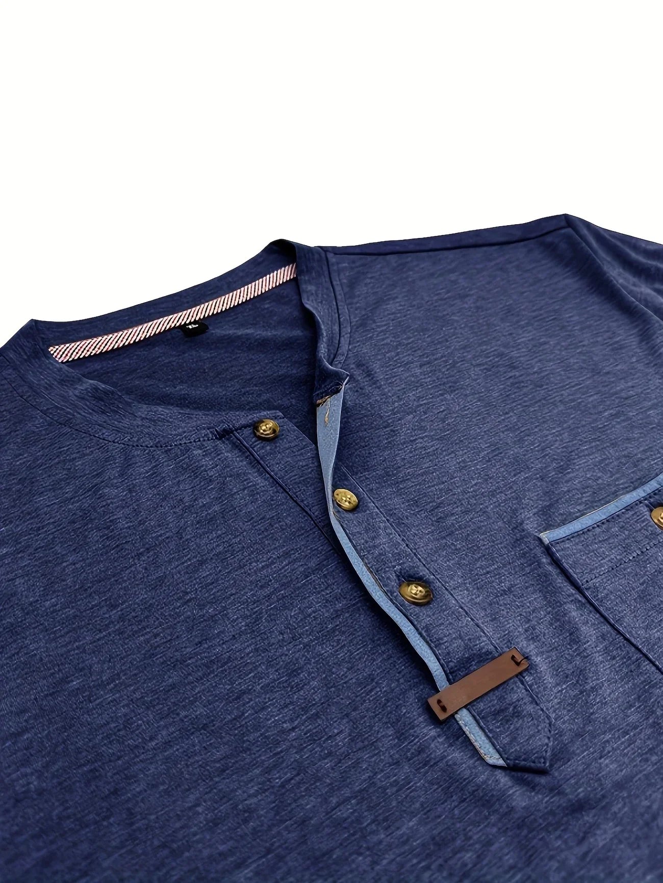 Saxon | Short Sleeve Henley Pocket T Shirt