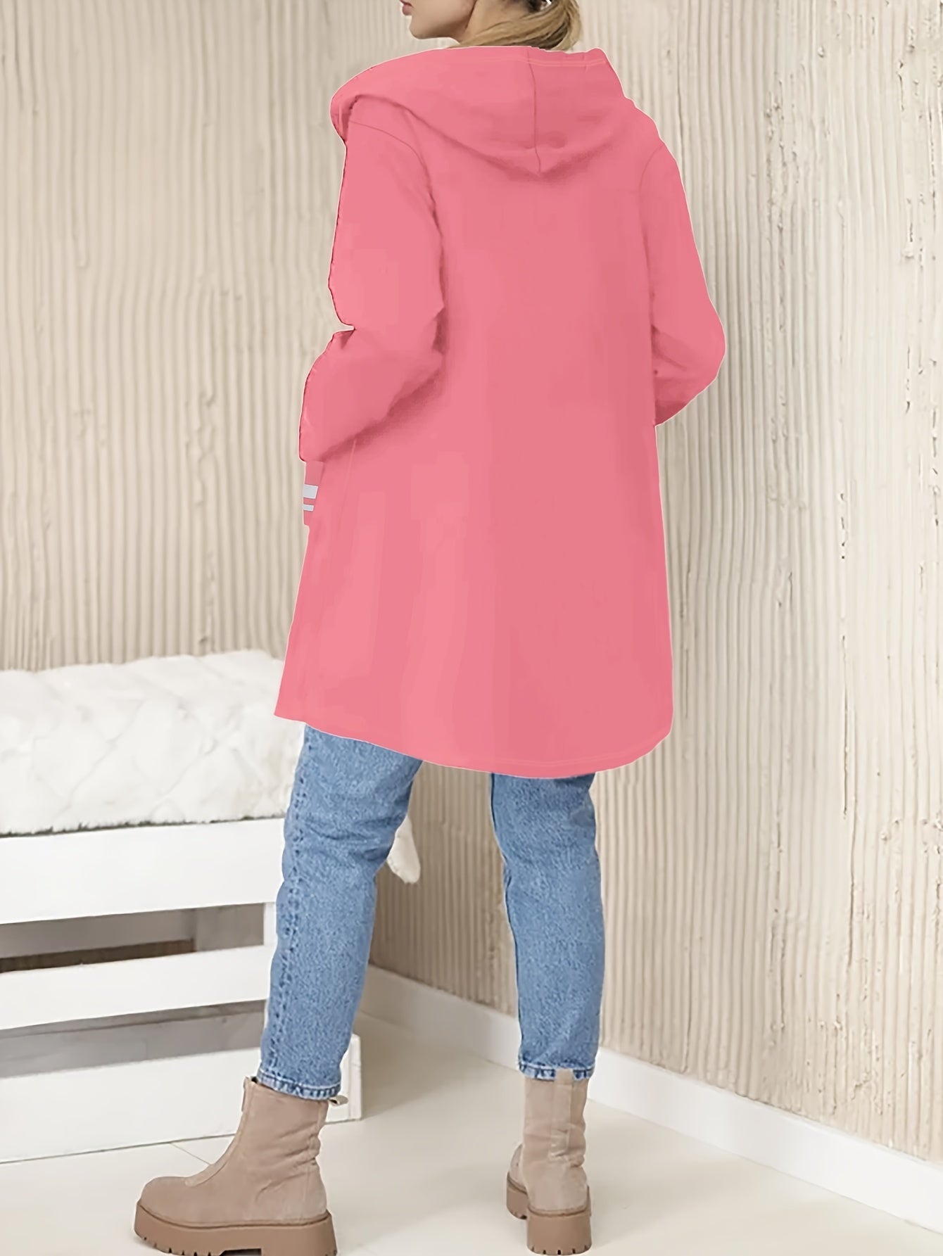 Nicola | Long Sleeve Hooded Zip Jacket