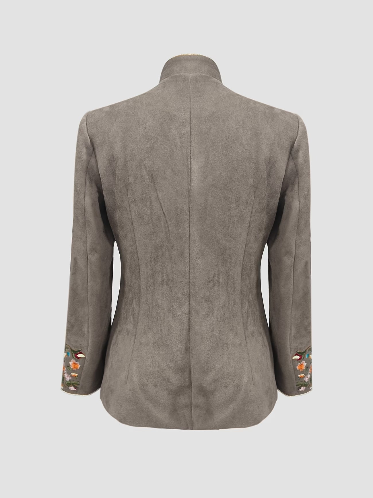 Anisaa | Embroidered Long Sleeve Stand Collar Jacket