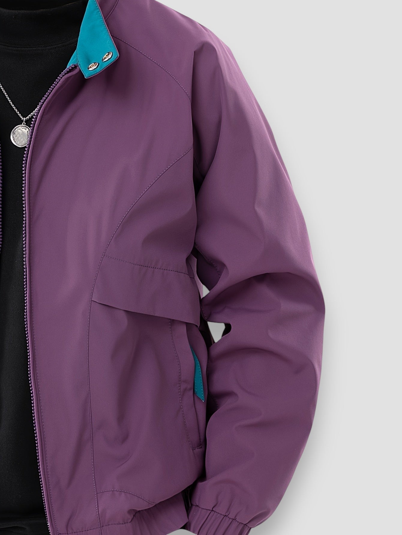 Mason | Zip-Up Long Sleeve Stand Collar Jacket