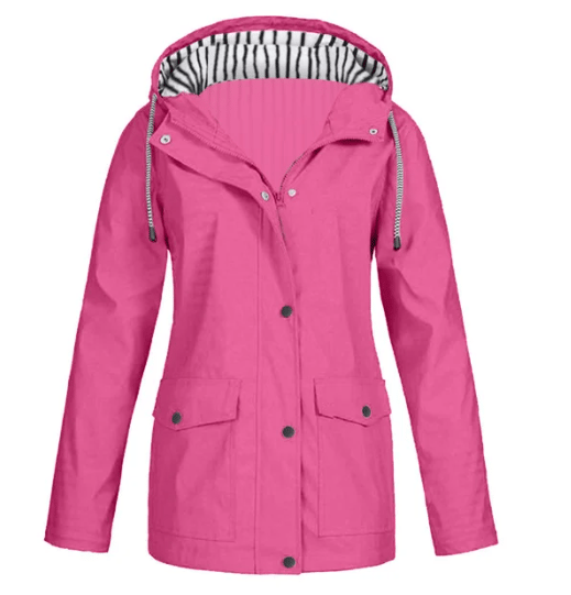 Ilektra | Long Sleeve Hooded Jacket with Pockets