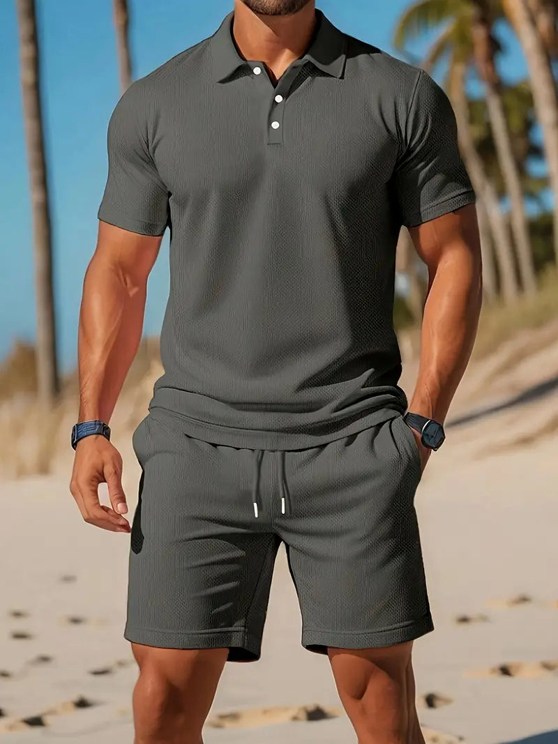 Kelvin | Polo Shirt and Shorts Set