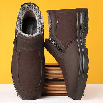 Mathieu | Ankle Height Shoes with Plush Lining