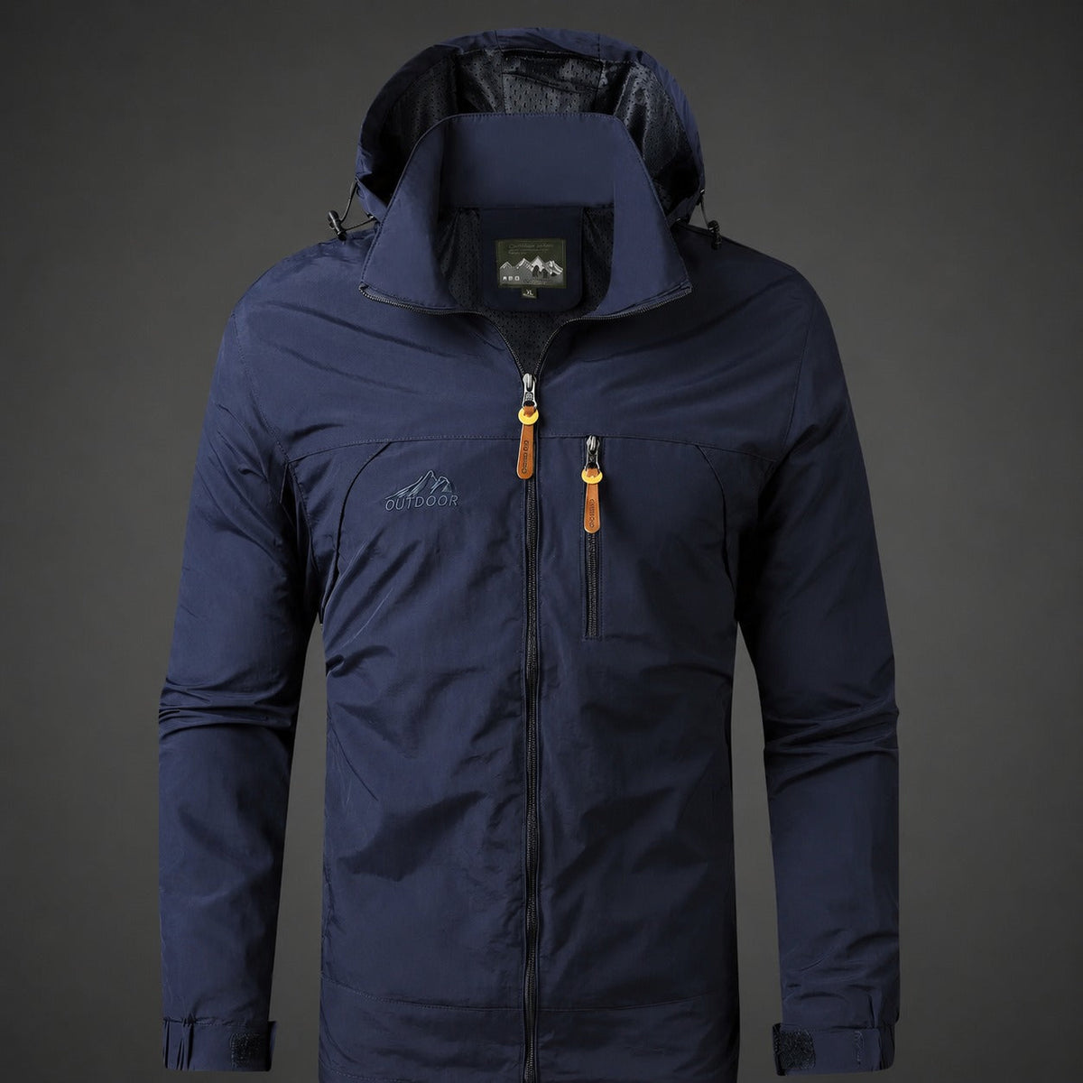 Arie | Jacket with Stand Collar and Zippered Pockets