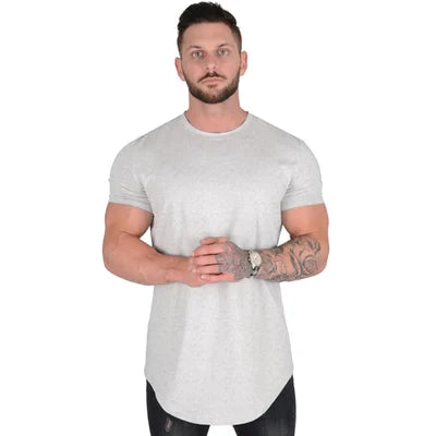 Maxwell - Curved Hem Short Sleeve T Shirt