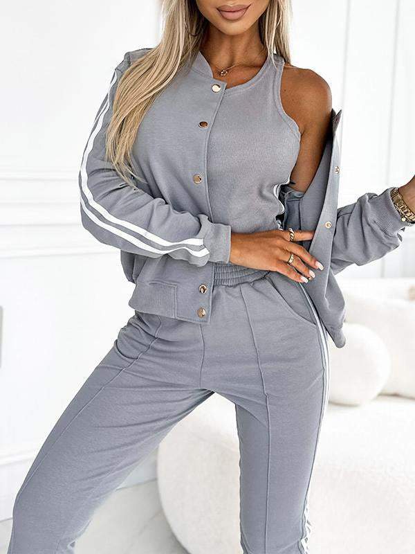 Kendra | Three Piece Jacket and Jogger Set