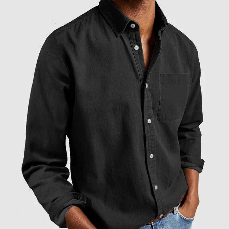 Carel | Mens Oxford Long Sleeve Shirt