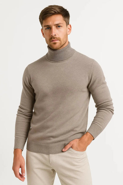 Johnny | Fine Knit Turtleneck Jumper with Long Sleeves