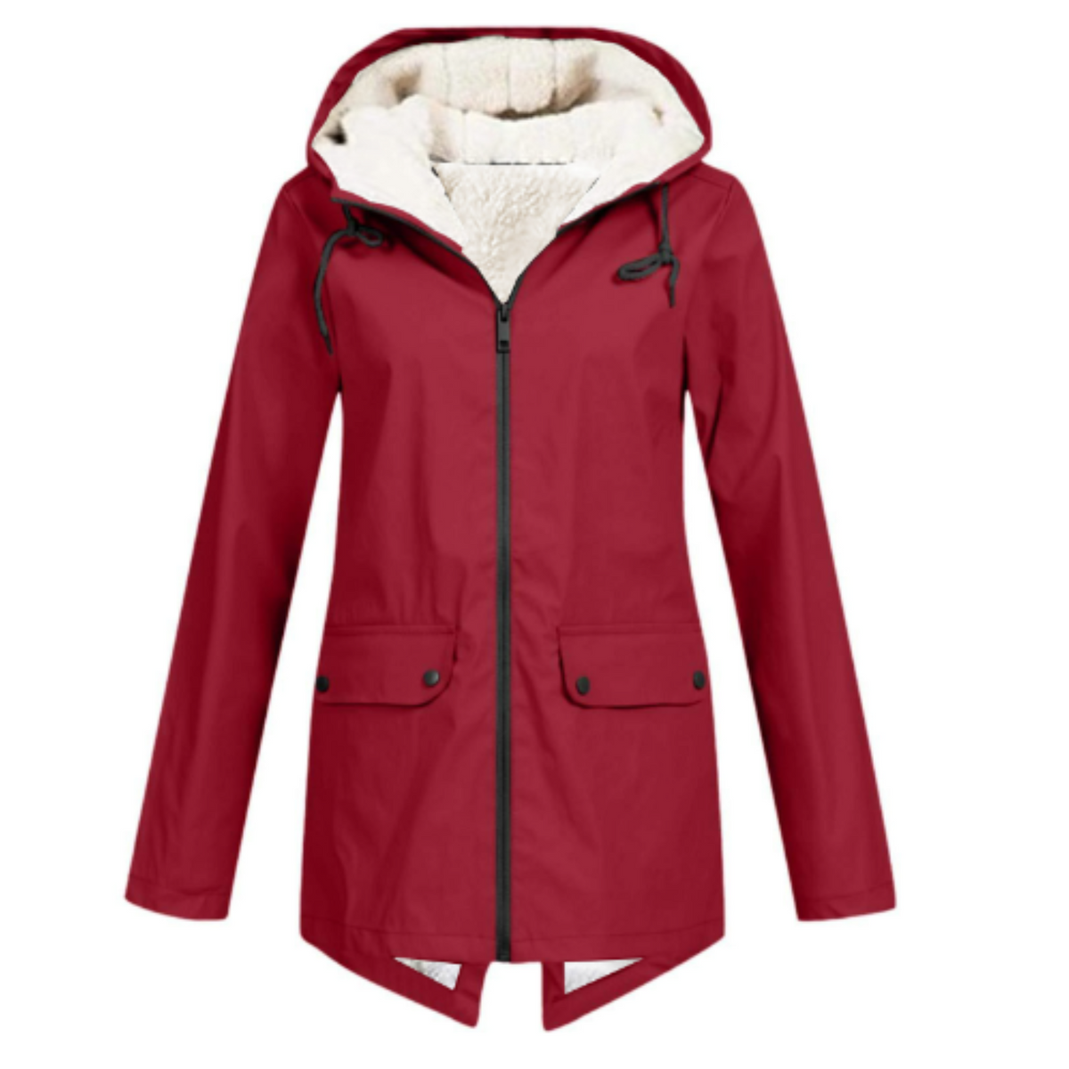 Declan | Hooded Longline Jacket with Flap Pockets