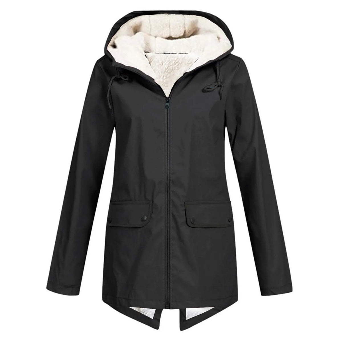 Declan | Hooded Longline Jacket with Flap Pockets