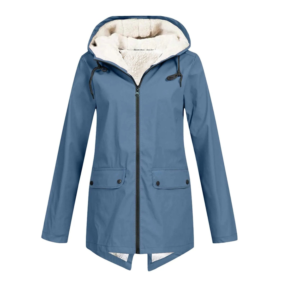 Declan | Hooded Longline Jacket with Flap Pockets