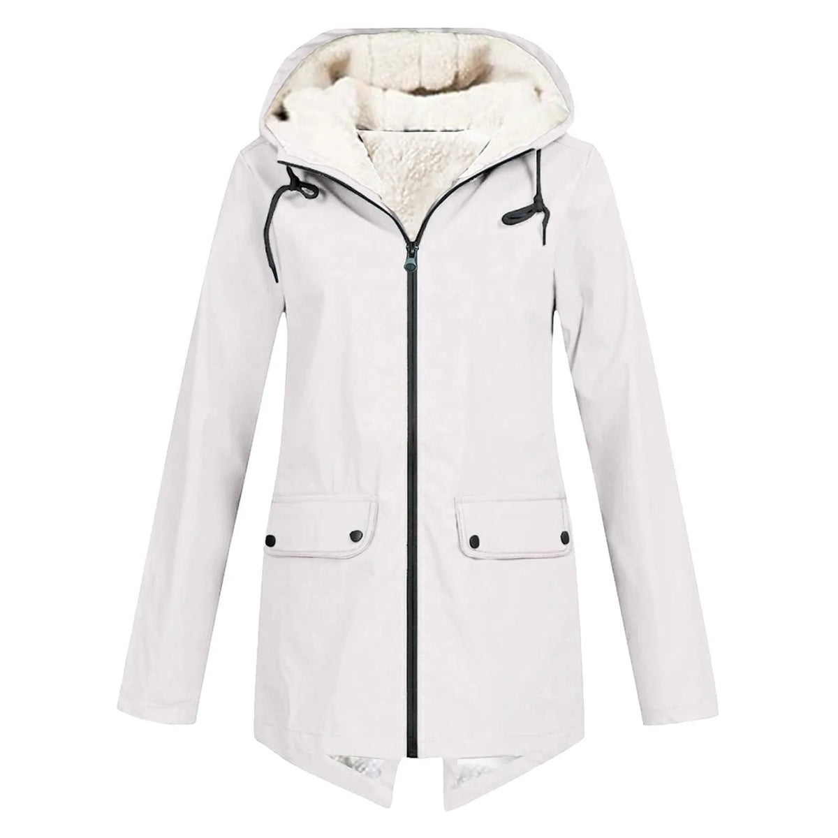 Declan | Hooded Longline Jacket with Flap Pockets