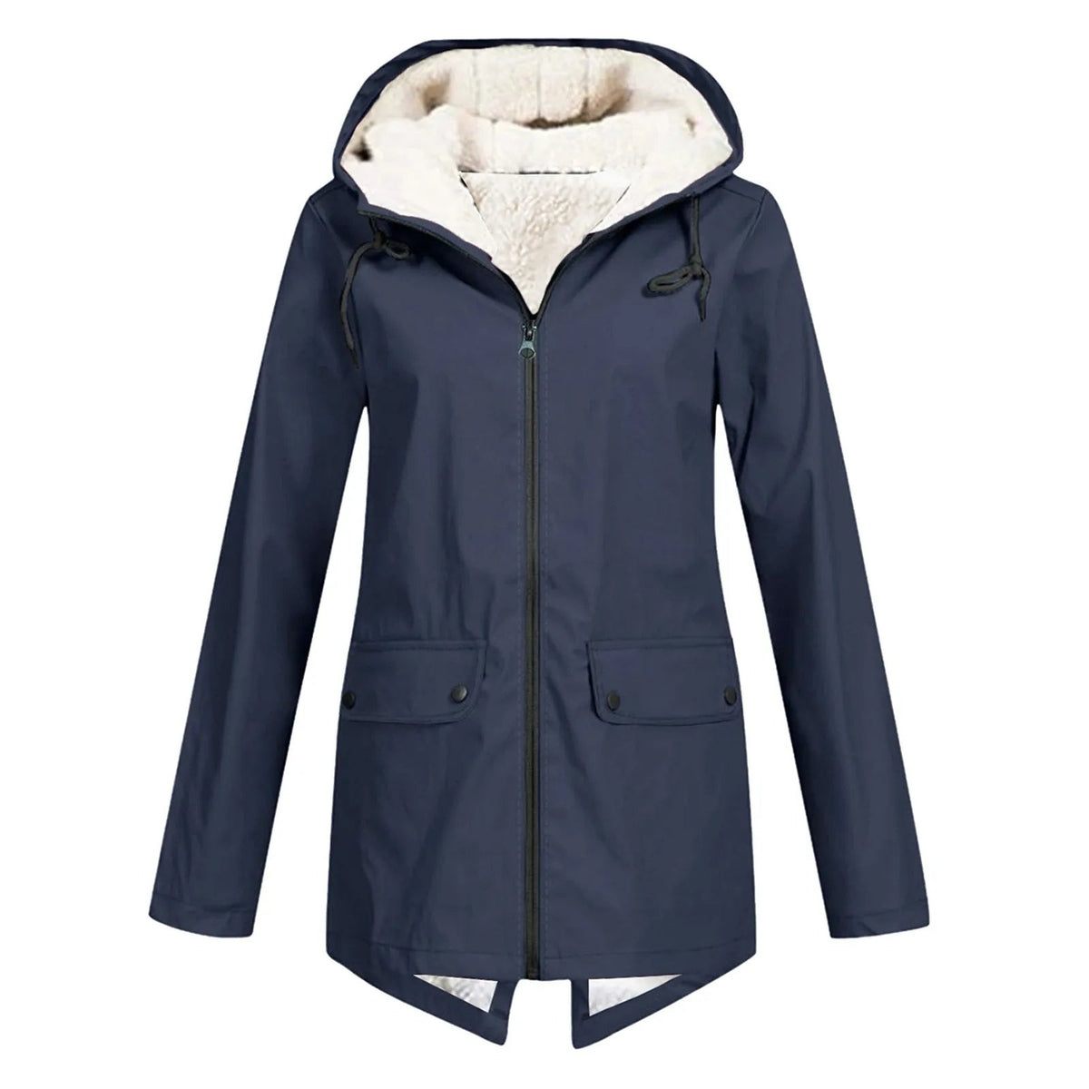 Declan | Hooded Longline Jacket with Flap Pockets