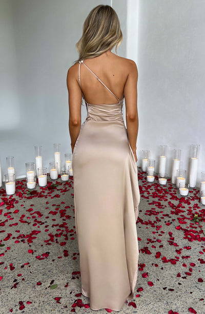 Genesis | One Shoulder Maxi Dress With Split