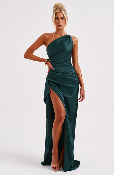 Genesis | One Shoulder Maxi Dress With Split