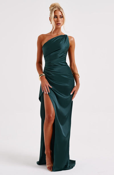 Genesis | One Shoulder Maxi Dress With Split