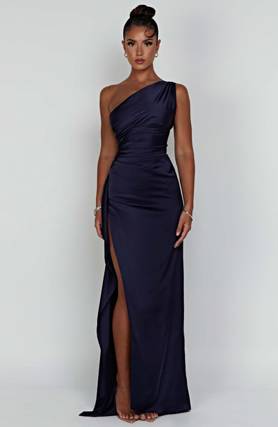 Genesis | One Shoulder Maxi Dress With Split
