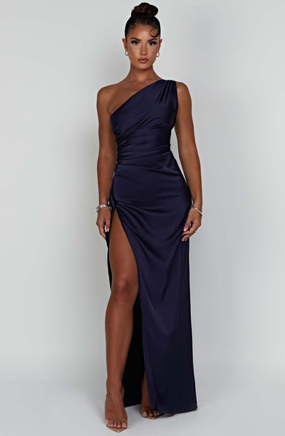 Genesis | One Shoulder Maxi Dress With Split