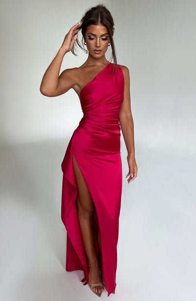 Genesis | One Shoulder Maxi Dress With Split