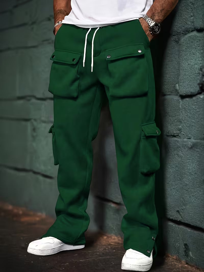 Deyan | Cargo Trousers with Utility Pocket Details