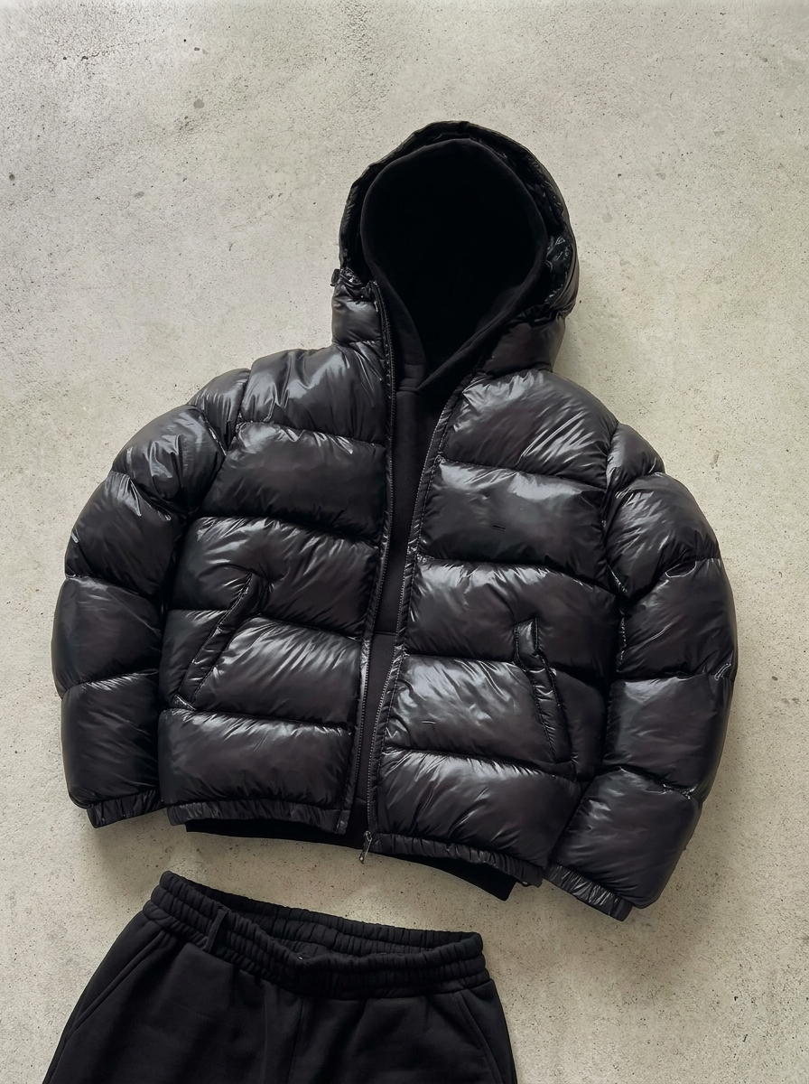 Amar | Hooded Puffer Jacket with Zip Front