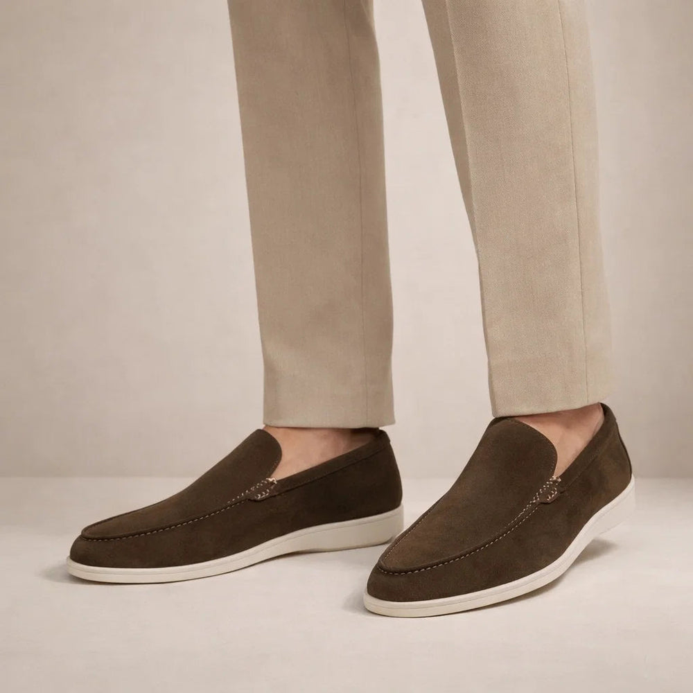 Marcel | Loafers Slip-On Moc Toe Suede-Style