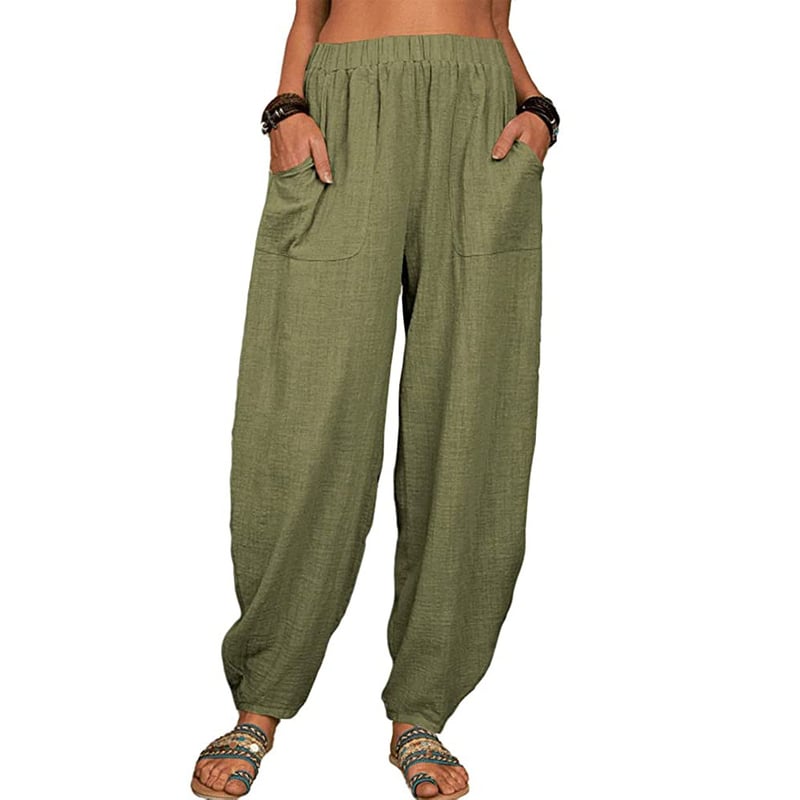 Zinzi | Linen Harem Trousers Womens