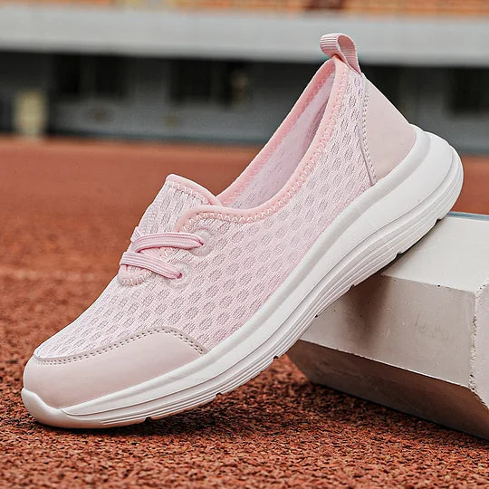 Firsova - Mesh Slip On Trainers Lightweight Sole