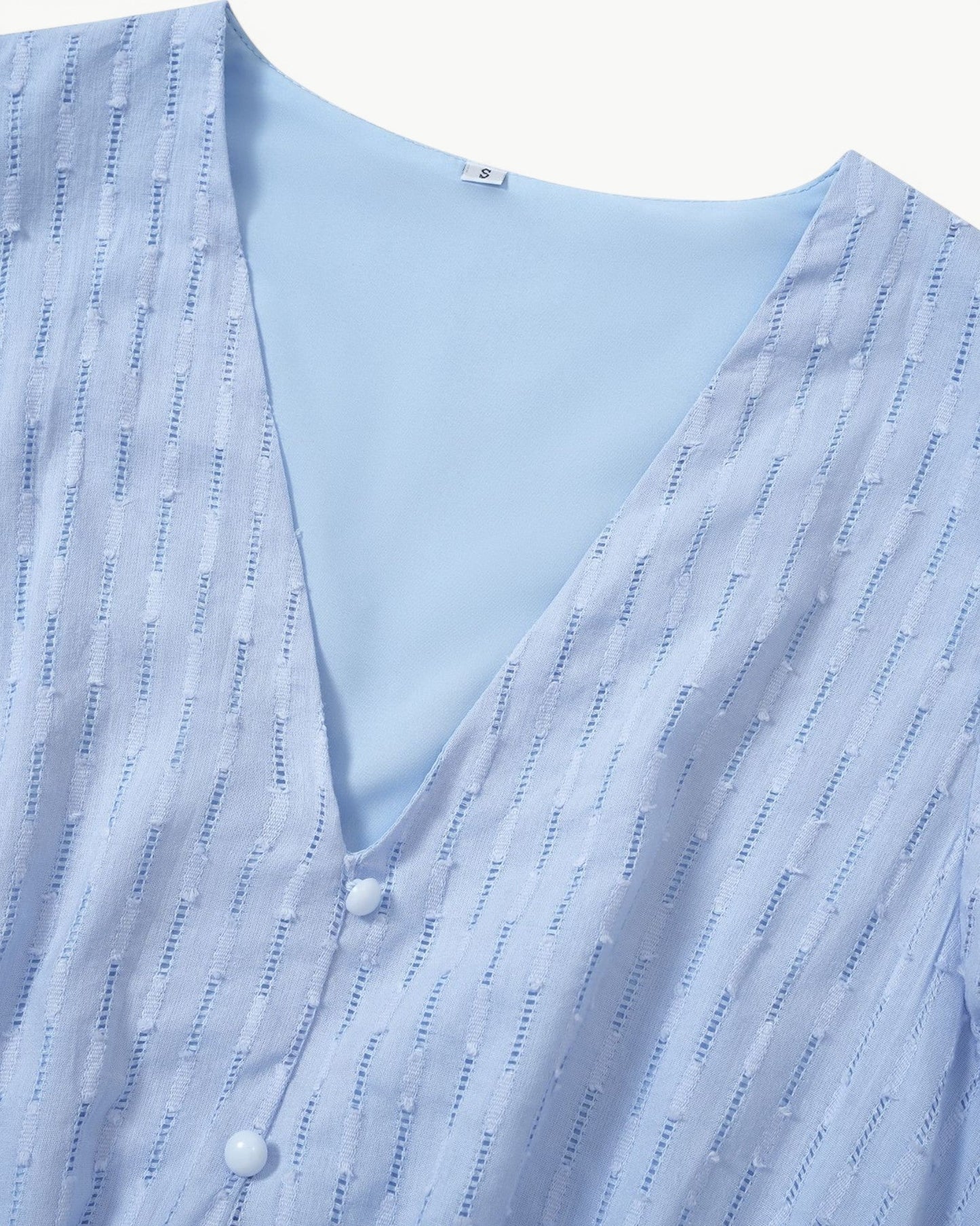 Julieta | Midi Dress V Neck Ruffle Sleeve