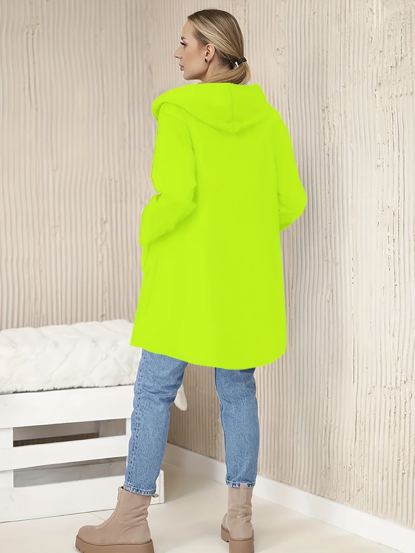 Nicola | Long Sleeve Hooded Zip Jacket