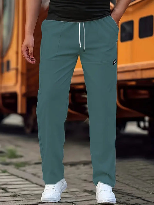 Travys | Straight Leg Drawstring Pocket Joggers