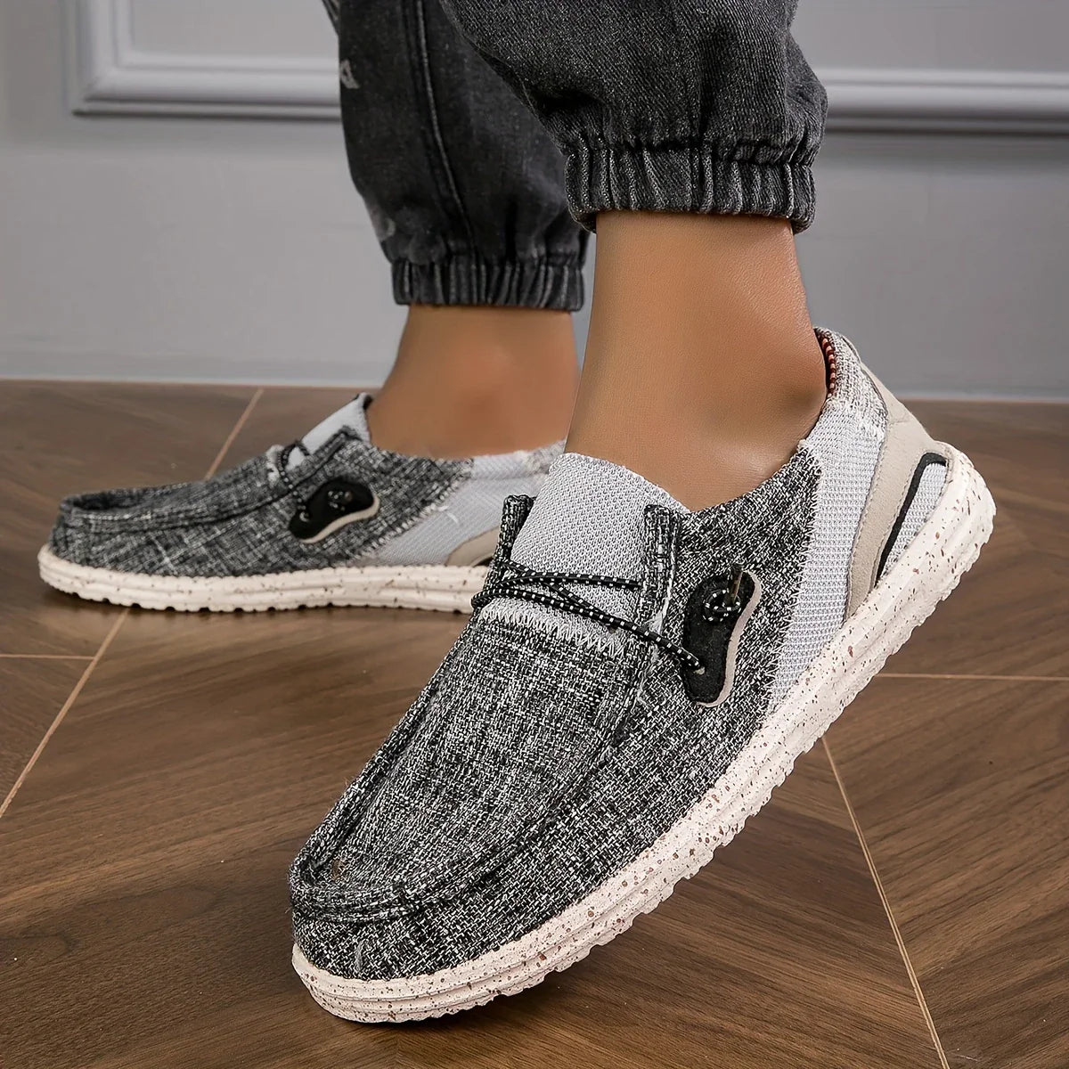 Hayes | Slip On Casual Canvas Trainers