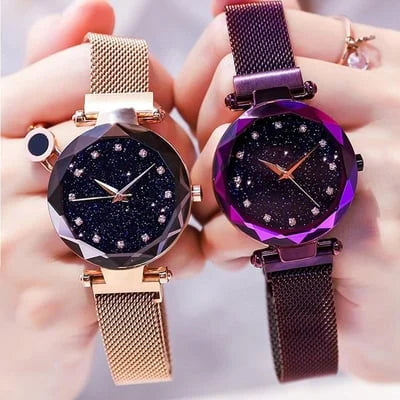 Enola | Star Dial Mesh Strap Watch