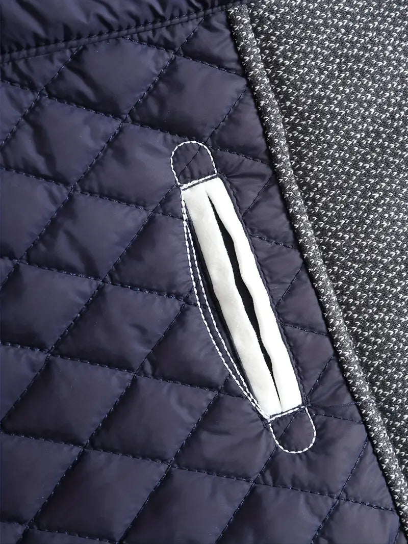 Proctor | Quilted Long Sleeve Stand Collar Jacket