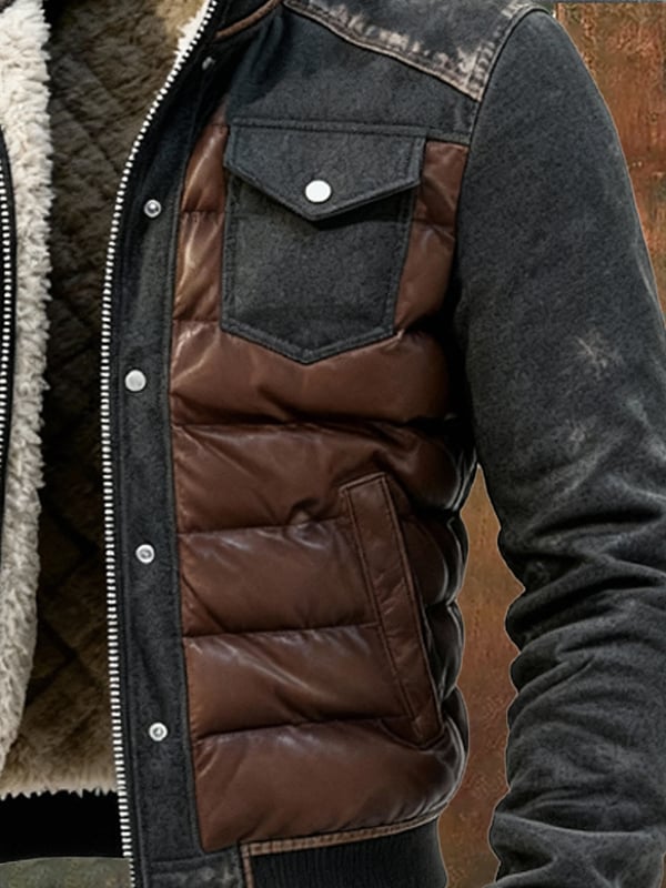 Esposito | Quilted Zip Jacket With Sherpa Lining