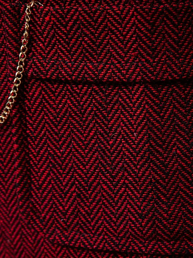 Ferry |  Herringbone Button Front Waistcoat