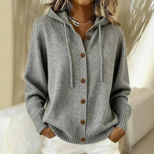 Giliza | Cardigan With Hood And Button Front