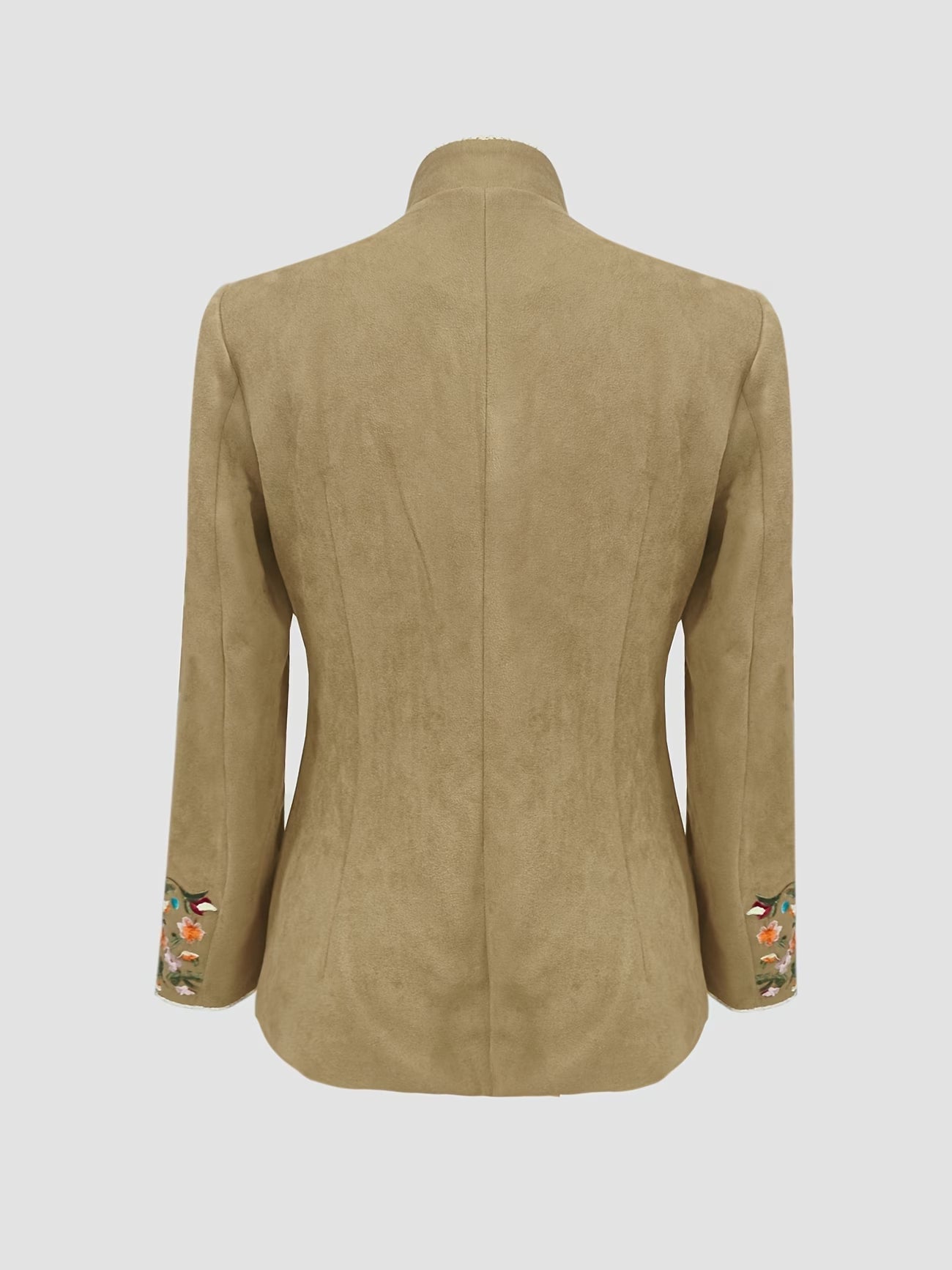 Anisaa | Embroidered Long Sleeve Stand Collar Jacket