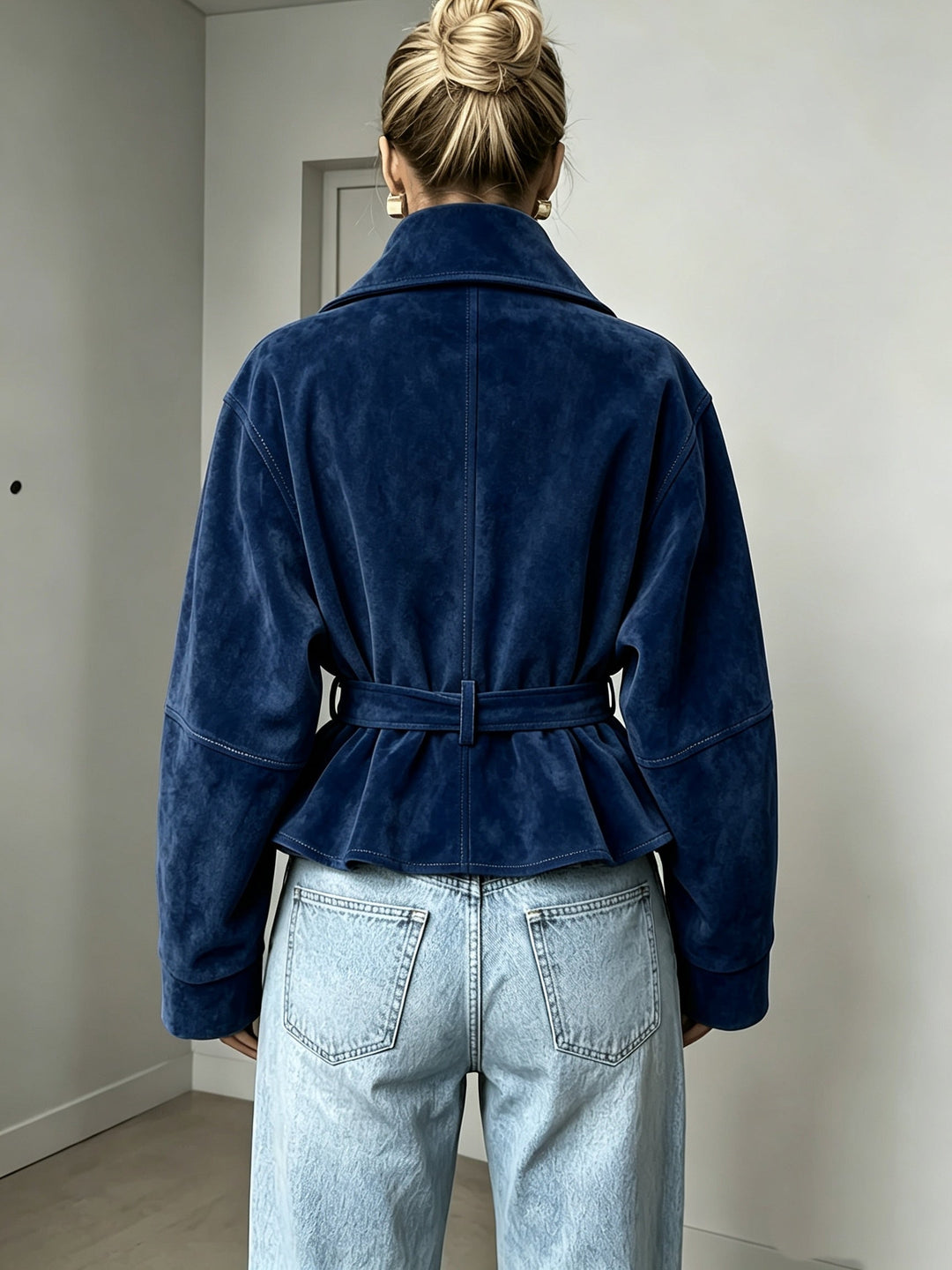 Drouin | Belted Jacket with Wide Sleeves